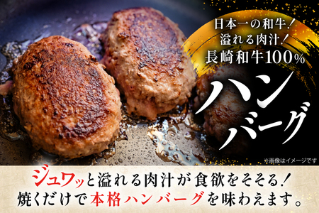 ハンバーグ 長崎和牛 100％ ハンバーグ (200g×6個) [黒牛 長崎県 東彼杵町 hs42bag750077]