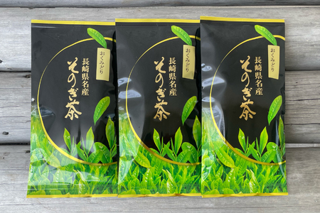 茶 お茶 緑茶 定期便 毎月 そのぎ茶 おくみどり 100g 3袋 12回 総計36袋 [月香園製茶 長崎県 東彼杵町 hs42bag260013]