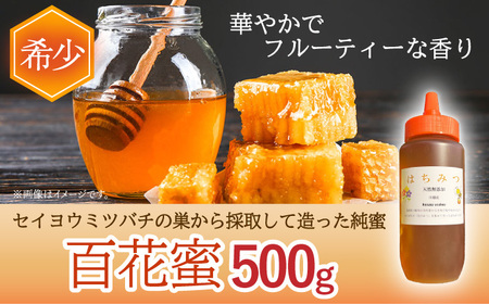 はちみつ 百花蜜500g ＆ みかん蜜500g / 蜂蜜 国産ハチミツ とんがり