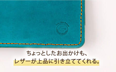 【ターコイズブルー】レザー コイン ケース  [OBG011_03]レザーケース