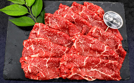 【12回定期便】長崎和牛 すき焼き用赤身スライス (モモ・肩ロース・リブロース)[OCE104]