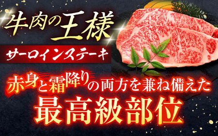 【2回定期便】長崎和牛 サーロインステーキ 180g×2枚[OCA004]