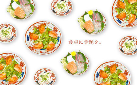 【波佐見焼】楕円皿 大中小 3点セット 〈染錦水草魚紋〉[OAO003]