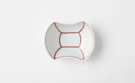 【波佐見焼】陶器 豆鉢シリーズ  紅 kurenai 5種セット 各1個[OAP044]