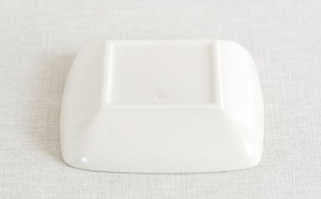 【波佐見焼】フレッシュアート 角預け 鉢 2柄セット〈ビーン・ラディッシュ〉 [OAQ049]