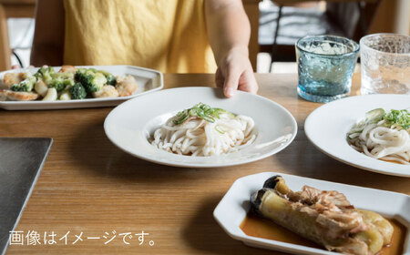 【波佐見焼】ハット深皿 ミルク色 2枚セット 食器 皿【イロドリ】[KE45] 波佐見焼