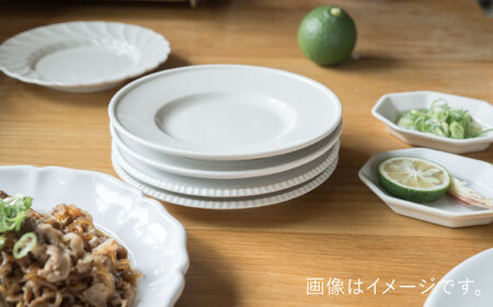 【波佐見焼】デルフト ミルク色 2枚セット 食器 皿【イロドリ】[KE49] 波佐見焼