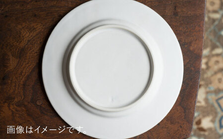 【波佐見焼】淵彫デルフト 白マット 2枚セット 食器 皿【イロドリ】[KE50] 波佐見焼