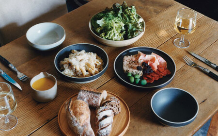 【波佐見焼 HASAMI PORCELAIN】ミッドディープラウンドボウル グロスグレイ 145mm 2点セット 食器【東京西海】【ハサミポーセリン】[DD211] 波佐見焼