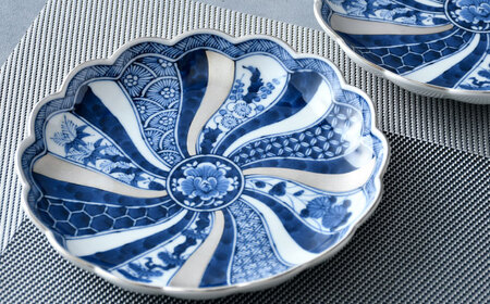 波佐見焼】銀彩祥瑞 プレート16cm 3枚セット 食器 ケーキ皿【石丸陶芸