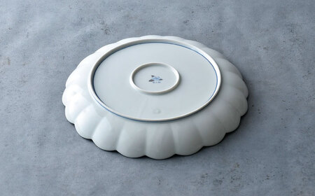 【波佐見焼】林九郎窯 銀彩祥瑞 24.5ｃｍプレート 食器 皿【石丸陶芸】[LB90] 波佐見焼