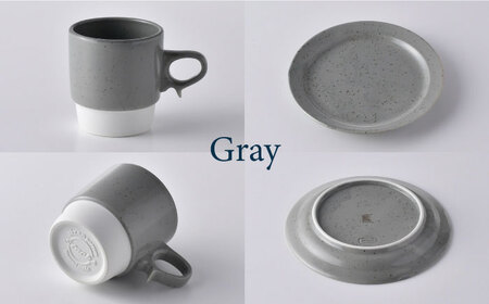 【波佐見焼】チョコチャンク マグカップ＆プレート 6点セット 食器 皿【トーエー】[QC70] 波佐見焼