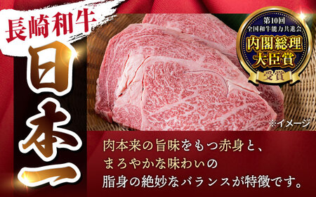 【3回定期便】【日本一の赤身肉】ヒレ ステーキ 長崎和牛（450g/回）【肉のマルシン】[FG39]