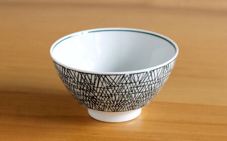 【白山陶器】【グラフ】飯碗(大) 3色セット【波佐見焼】[TA168]