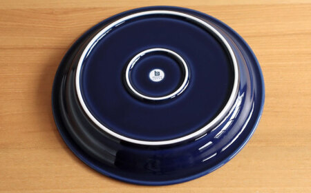 【白山陶器】【ボールド】プレート(M)とマグ つや紺【波佐見焼】[TA186]