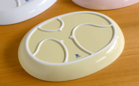 【白山陶器】【PiPi】お子様用食器 イエロー 5点セット【波佐見焼】[TA197]