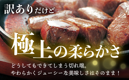 【訳あり】長崎和牛 ヒレ サイコロステーキ 計300g以上【肉のマルシン】 [FG46] 牛肉 希少部位 ヒレ ヒレ肉 ヒレステーキ サイコロステーキ ひれ