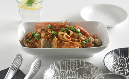 【波佐見焼】Utopia 長深鉢 2色セット【natural69】[QA123]