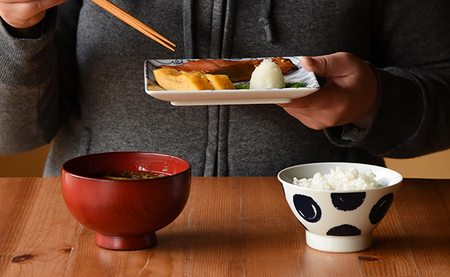 【波佐見焼】swatch 茶わん 2個セット パレット／ポロック【natural69】[QA126]