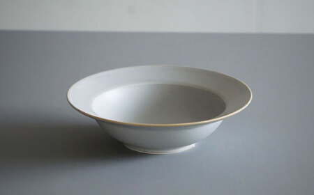 【波佐見焼】ギフトセット 18cm リムボウル ネイビー・グレージュ ペアセット【永峰製磁 eiho】[RA86]