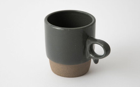 【波佐見焼】KIRITORU IRON マグカップ 2点セット(グレイ×アイボリー）【アイユー】[UA42]