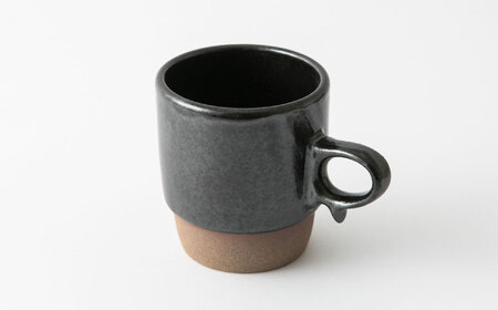 【波佐見焼】KIRITORU IRON マグカップ 2点セット(ブラック×ボルドー）【アイユー】[UA43]