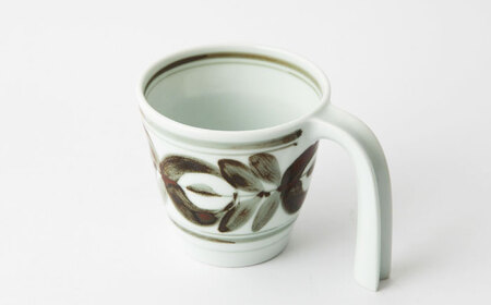 【波佐見焼】Mawaribana マグカップ スクエアプレート（小） ブラウン 4点セット【アイユー】[UA45]