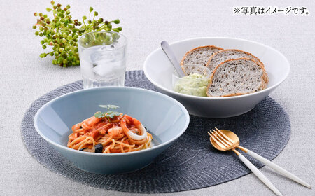 【波佐見焼】ボウル（大） ホワイト・ブルー 2点セット【舘山堂】[RC51]