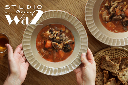 【波佐見焼】SHINOGI 7寸パスタ皿 2点セット 黄瀬戸【studio wani】[MB59]