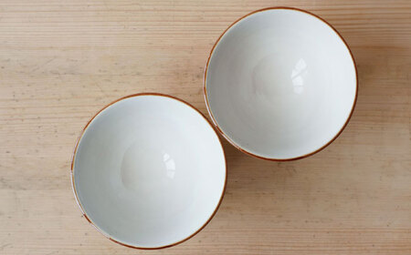 【波佐見焼】SHINOGI 茶碗 小 2点セット 生成【studio wani】[MB65]