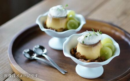 【波佐見焼】白磁 デザートカップ 2個セット【アトリエビスク】[RD33]