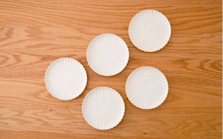 【波佐見焼】花しのぎ 取皿 5枚セット 白【団陶器】[PB169]