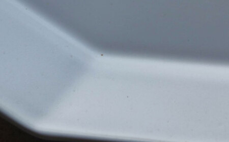 【波佐見焼】白釉 オクトゴナル長皿【吉田健宗】[RB25]