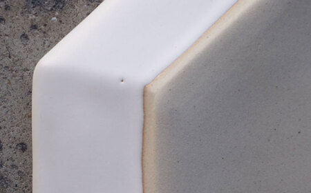 【波佐見焼】白釉 オクトゴナル長皿【吉田健宗】[RB25]