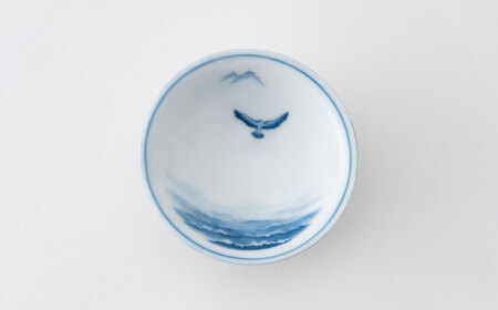 【波佐見焼】zen to 太田和彦 酒器 「蓬莱盃」 浅型 1点【中善】[YE40]