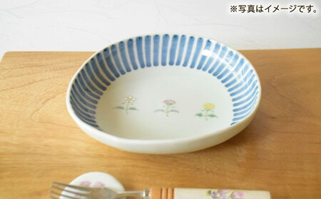 【波佐見焼】十草 三つ花 盛鉢【藍水】[GB54]