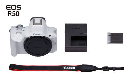 Canon EOS R50 ボディのみ ホワイト【長崎キヤノン】[MA26] ミラーレスカメラ キャノン AF 本体