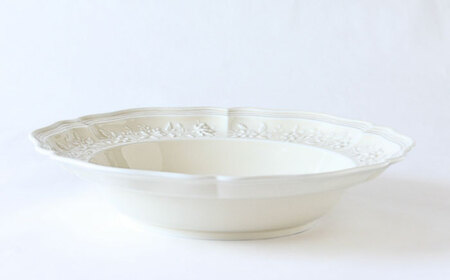 【波佐見焼】ombre de fleur ブーケボウル ミルキーホワイト 食器 皿【翔芳窯】[FE352]