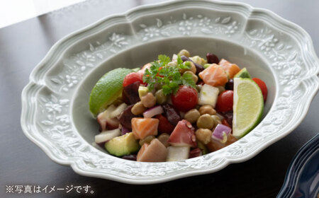 【波佐見焼】ombre de fleur ブーケボウル ミルキーホワイト 2枚セット 食器 皿【翔芳窯】[FE356]