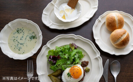 【波佐見焼】ombre de fleur ボウルS ミルキーホワイト 3個セット 食器 皿【翔芳窯】[FE382]