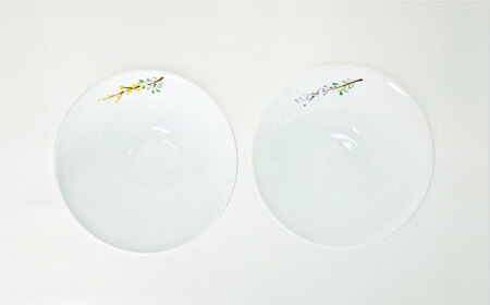 【波佐見焼】お茶碗 ペア ラベンダー・ミモザ 食器【大新窯】[DC164]