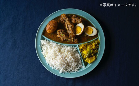 【波佐見焼】zen to ユザーン カレー皿 「仕切りが取れるカレー皿 blue」2枚セット【中善】[YE42]