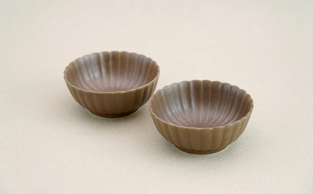 【波佐見焼】花しのぎ 小鉢 ペア 栗【団陶器】[PB181]