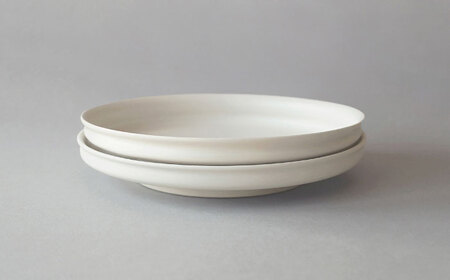 【波佐見焼】KINU 6寸皿 2点セット（艶なし）【studio wani】[MB82]