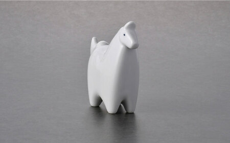 【波佐見焼】2026年 干支飾り 馬（大） 1点（白磁・つやあり）【アトリエやま】[RE28]