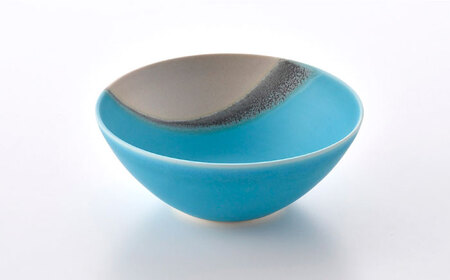 【波佐見焼】Scenery（シーナリー）トルコブルー ボウル　2個セット　【光春窯】[XD118]