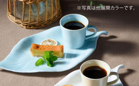 【波佐見焼】長皿 リーフ長皿 2枚セット ライトグリーン 【重山陶器】[ZB31]