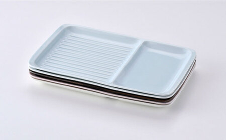 【波佐見焼】マルチパン皿 5枚セット アメ・ホワイト・ベージュ・ピンク・スカイブルー【大新窯】[DC183]