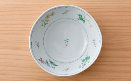 【波佐見焼】野草紋 7寸鉢 1点【藍水】[GB58]