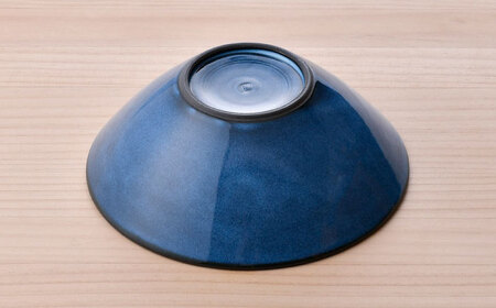 【波佐見焼】蒼鎬 反ボウル L 1点【利左エ門窯】[QB72]